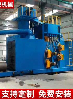 厂家供应辊道通过式抛丸机Q69系列抛丸清理机通过式除锈设备