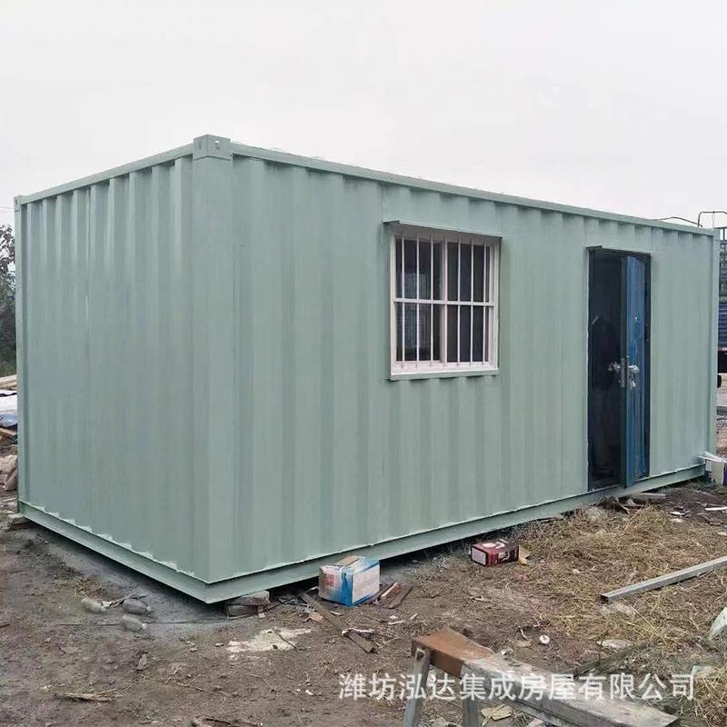工地临建打包箱快拼箱折叠箱式活动板房折叠箱轻钢住人集装箱房