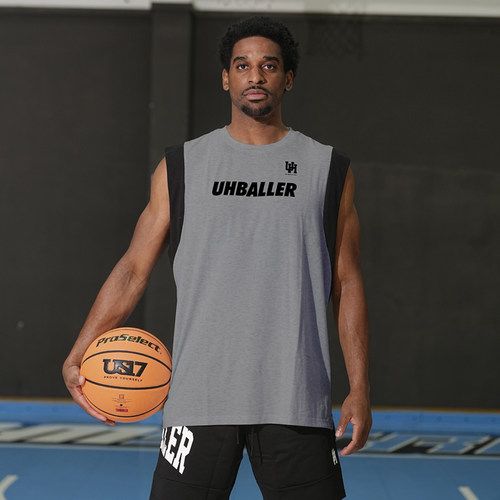 UH美式宽肩篮球背心莱卡科技面料