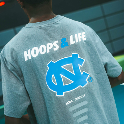 UH联名NCAA北卡大学篮球运动短袖