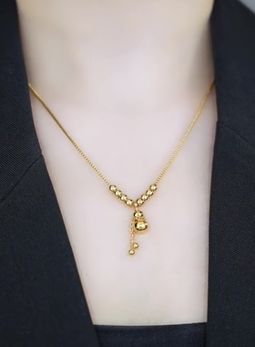 设计感葫芦项链2023年新款女