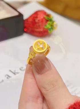 高级感可旋转聚宝盆女戒