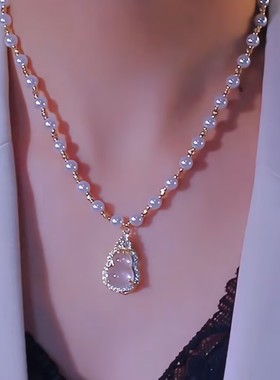 高级感金色葫芦珠珠项链