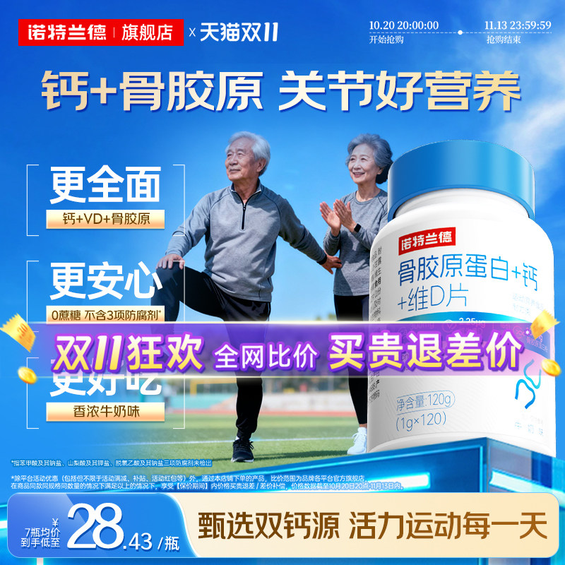 【朱时茂推荐】诺特兰德骨胶原钙