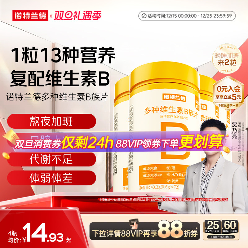 诺特兰德多种复合维生素b咀嚼片