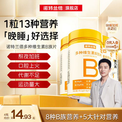诺特兰德多种复合维生素b咀嚼片