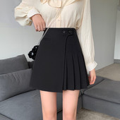 半身裙春夏 遮胯a字西装 百褶裙短裙大码 不规则设计感半裙2026新款