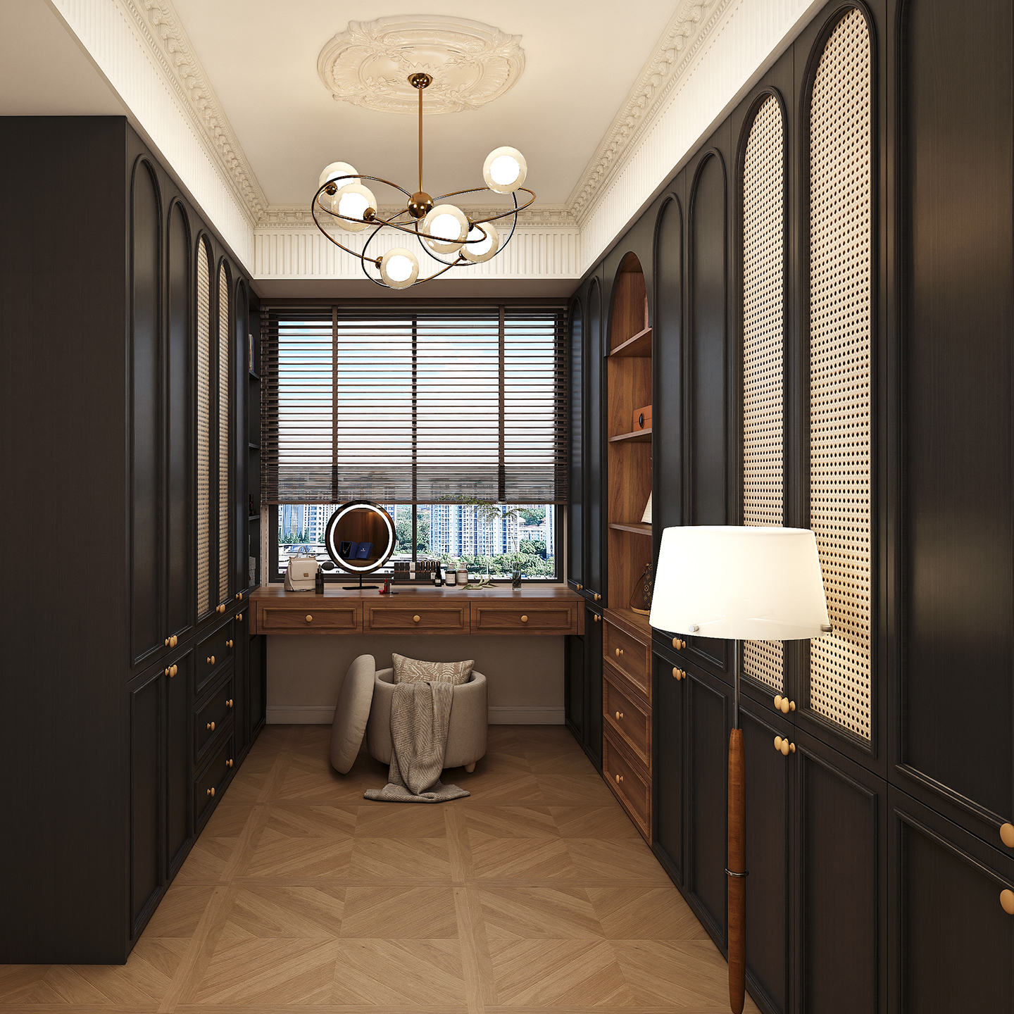 法式线条衣帽间柜高颜值高品质