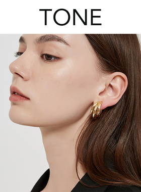 无耳洞圈圈耳圈耳夹蚊香盘法式高级感欧美冷淡风ins简约网红秋冬