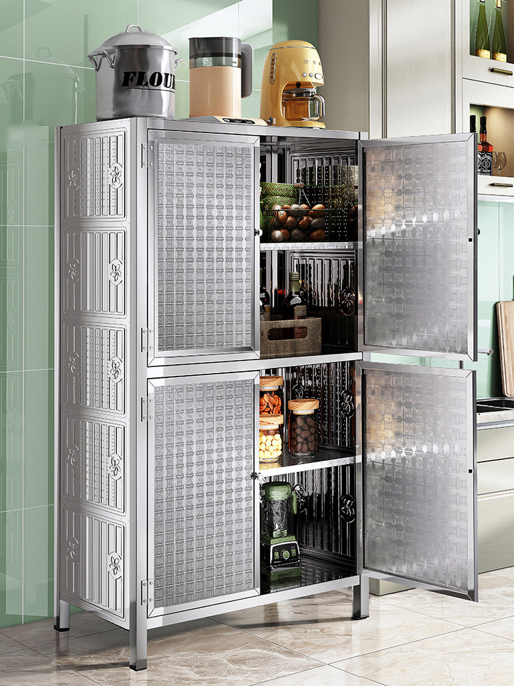 加厚不锈钢储物柜储物柜家用橱柜农村简易橱柜,住宅家具,餐边柜,淘宝优惠券,粉丝福利购,淘宝优惠卷