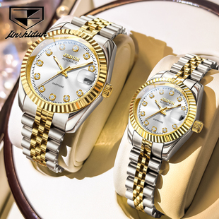 瑞士认证正品 牌手表男女全自动机械表情侣表一对商务日志型名腕表