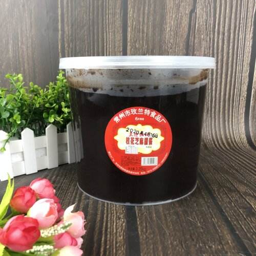 常州6月红润桂花芝麻商用甜面酱