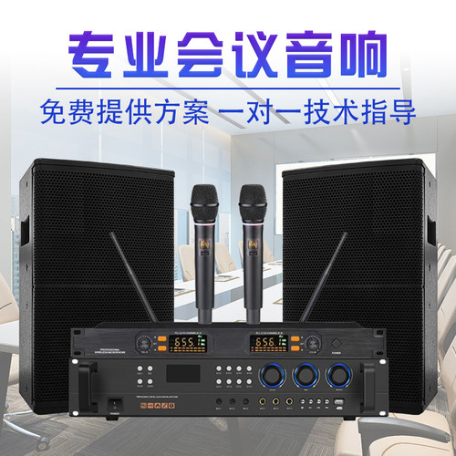 专业会议音响系统套装设备舞蹈教室音箱培训室8寸10寸卡包家庭KTV - 封面