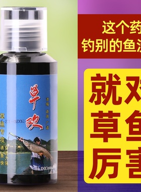 草鱼小药草鱼饵料窝料专用野钓黑坑草鱼专攻添加剂诱食剂钓鱼小药