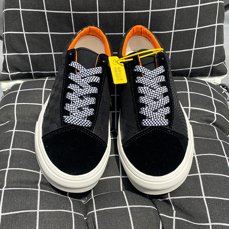 神仙配色~超火!2022新款雾霾蓝板鞋45透气大码男鞋休闲帆布鞋男