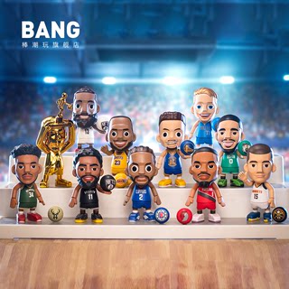 棒潮玩 王牌化身NBA盲盒THEMVP系列篮球星福盒詹姆斯哈登库里手办