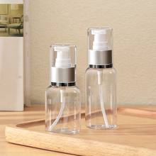 按压式 2个装 瓶透明小瓶子洗手液化妆品空瓶 乳液瓶旅行便携分装