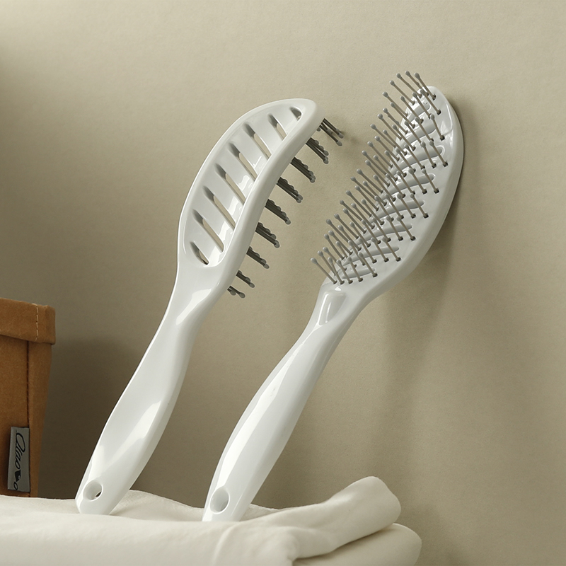 镂空排骨梳女士专用大弯梳子