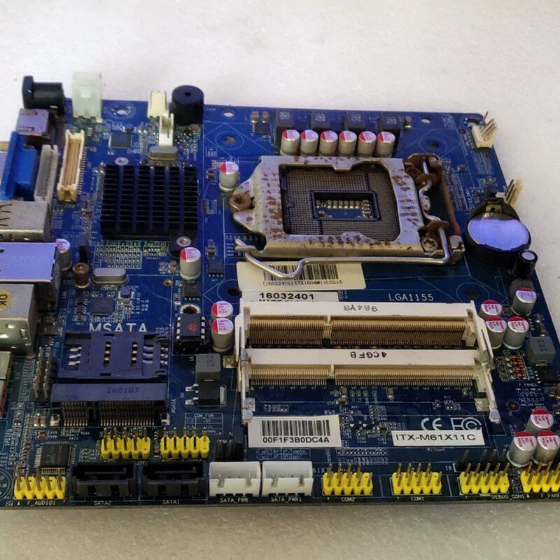 一体机主板ITX-M61X11C DDR3内存 1155接口H61集成板带HDMI口议价