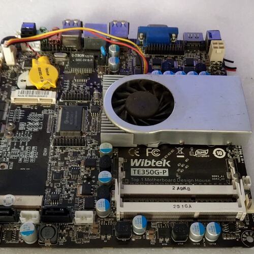 TPC迷你一体机?工控机主板TE350G-P DDR3?板载集成CPU?HDMI口议价