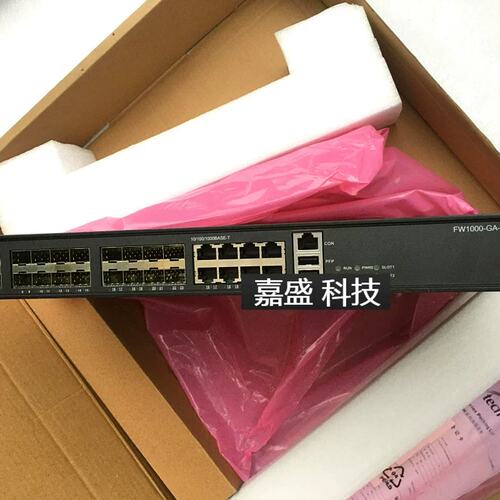 DPtech/迪普FW1000-GA-E-DC硬防火墙双DC电源24光口8复用议价