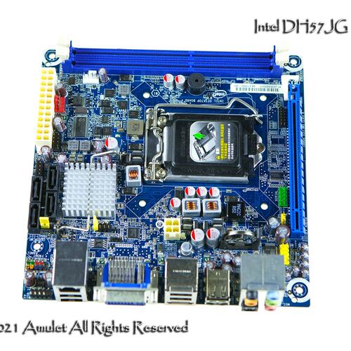 / DH57JG，17x17cm ITX版型H57 LGA-1156，原厂主板议价