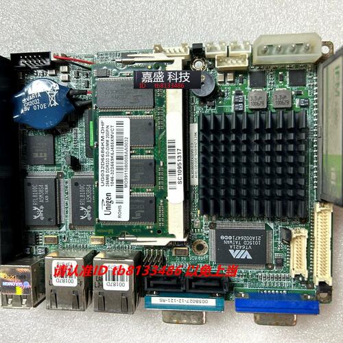 威强 ALXD800EEXJ2VD C3 工控主板 3.5寸低功耗 实物图议价