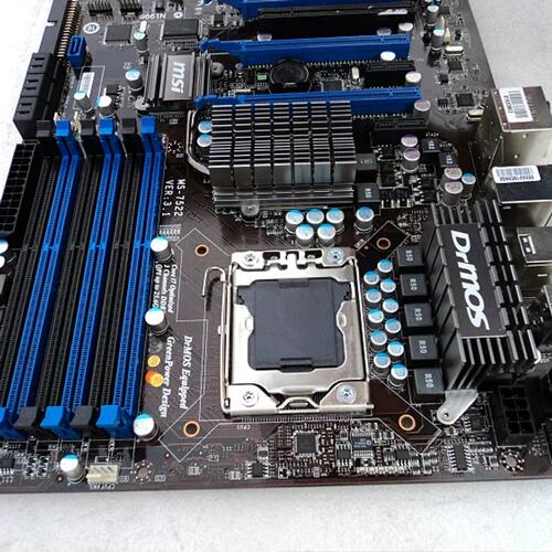 微星X58 PRO-E 1366针脚 X58主板 支持E5640 L5640 X5677正品议价