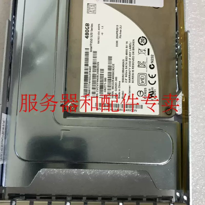 41Y8313 480G 2.5-3.5 SSD SATA固态硬盘M4 M5大盘机器议价