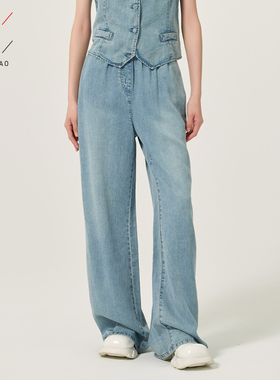 佐料女装ZDC1Q371女士牛仔长裤