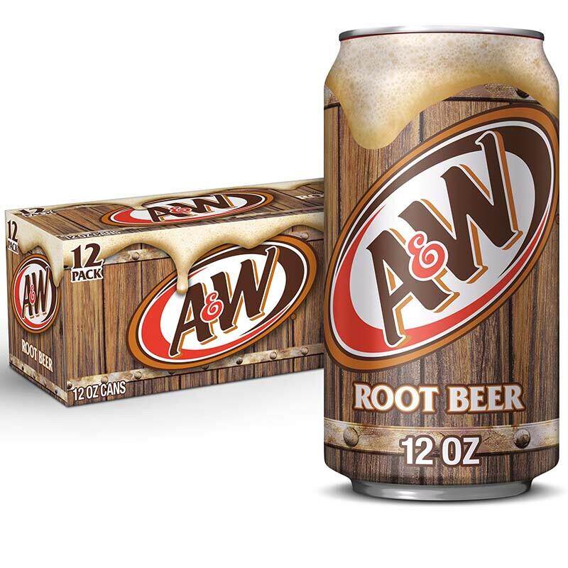 包邮特价美国乐啤露树根碳酸饮料树根啤酒巨石强森A&W ROOT SODA