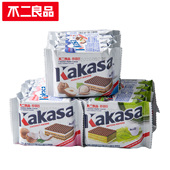 不二良品威化饼干7层连包抹茶榛子椰子味小包装 酥脆夹心饼干零食