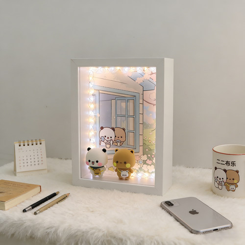 一二布布情人节闺蜜小夜灯礼品
