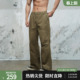 子男士 鹿家门新款 运动健身休闲弯刀长裤 卫裤 加大肥 拉链梭织长裤