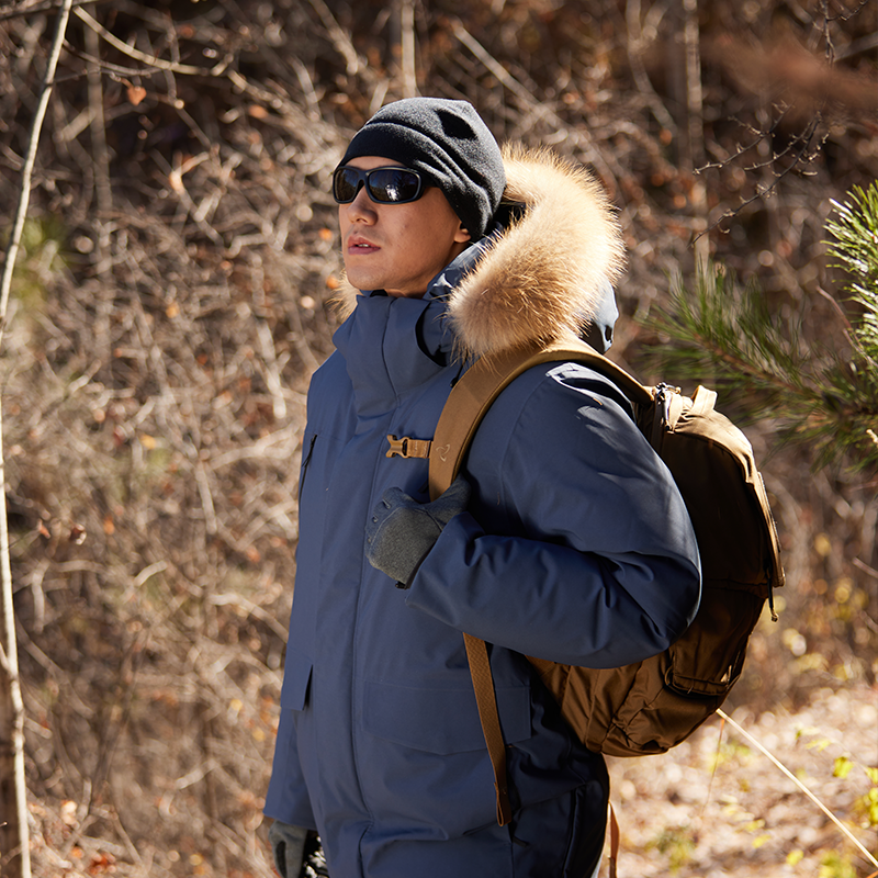 冰雾羽绒派克大衣SANFOPLUS