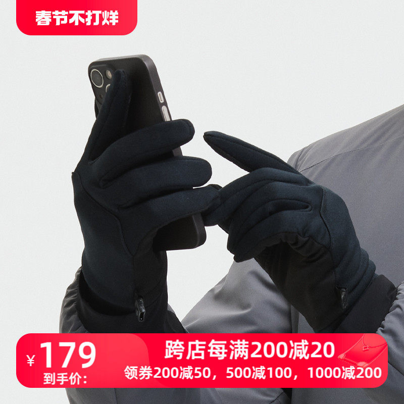 三夫Power Stretch Pro轻量暖绒可触屏手套保暖冬季防寒户外19110