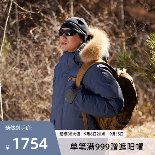 冰雾羽绒派克大衣SANFOPLUS