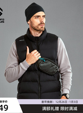 SANFO PLUS冰雾羽绒马甲鹅绒外套男女运动服户外保暖背心