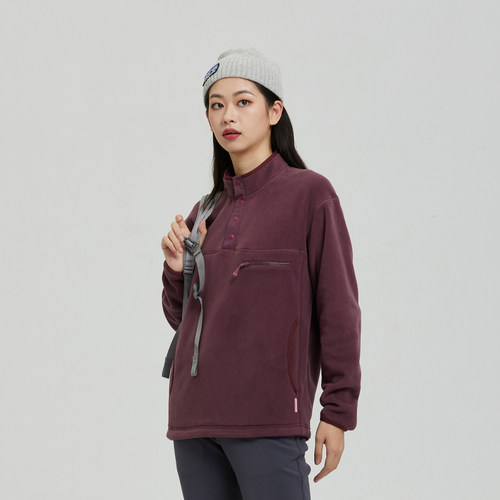 SANFOPLUSPolartec抓绒半开衫