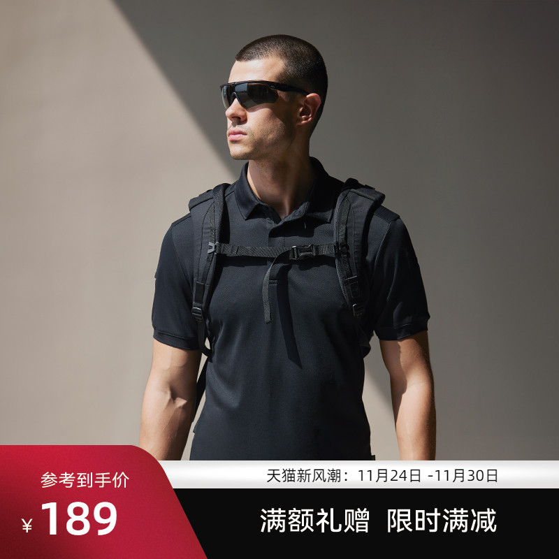 SANFO PLUS冰雾战术COOLMAX FRESH户外速干POLO衫男22818