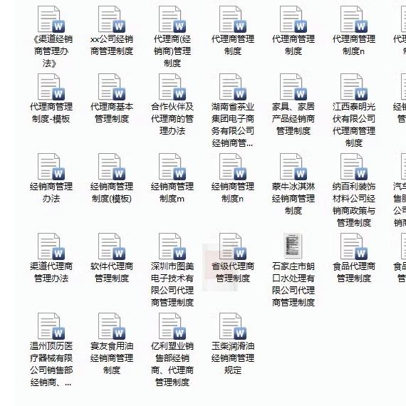 b经销商商管理制度 公司销售渠道商管理制度