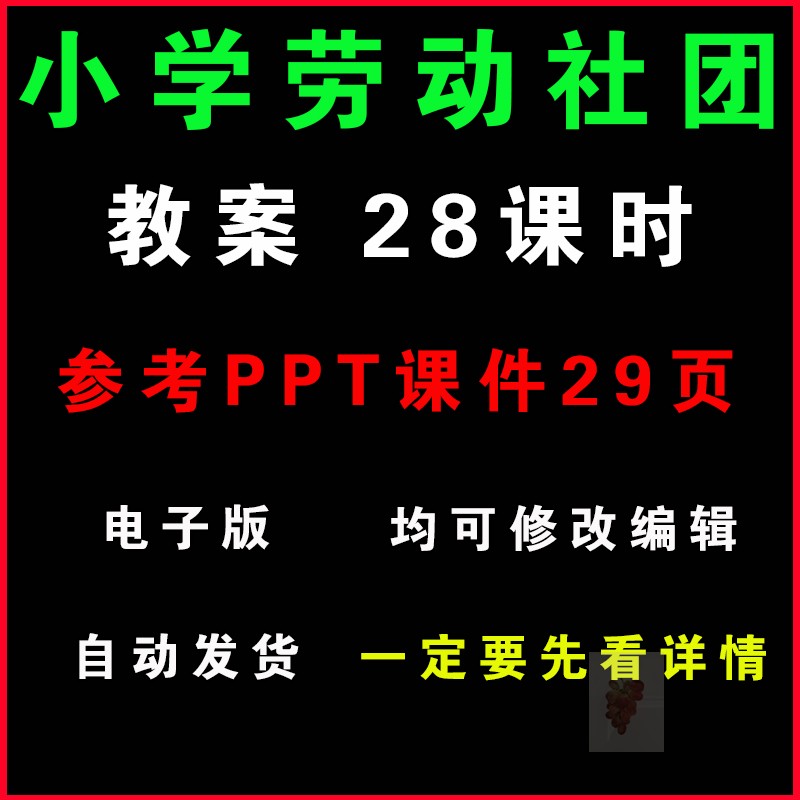 劳动社团教案word教学课件PPT（非配套）中小学兴趣小组活动设计