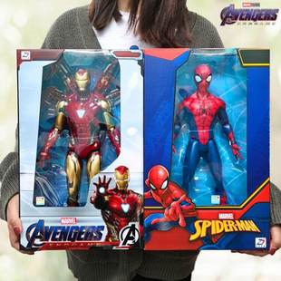 。中动钢铁侠mk85手办 特大号正版漫威模型玩具玩偶公仔蜘蛛侠人