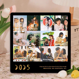 相框九宫格洗照片打印加摆台情侣闺蜜纪念定制礼物婚纱照相册挂墙