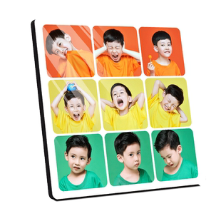 三四六九宫格相框摆台定制水晶洗相片婚纱照艺术多照片制作加打印