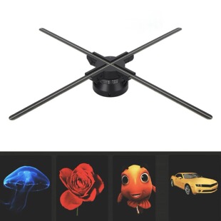 3D Holographic Advertising Machine 23.6in 4 Blades  Hologram