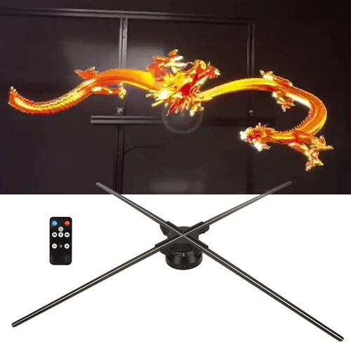 100cm裸眼3d全息投影仪广告机