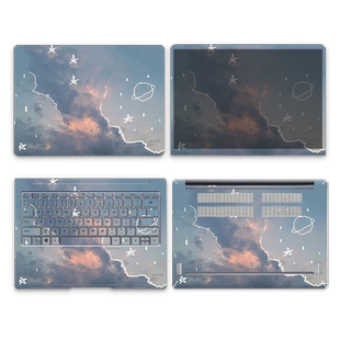 四面电脑贴纸适用小米RedmiBook 14保护膜Air 13.3华为荣耀MatebookD15.6寸联想小新pro拯救者华硕外壳保护膜