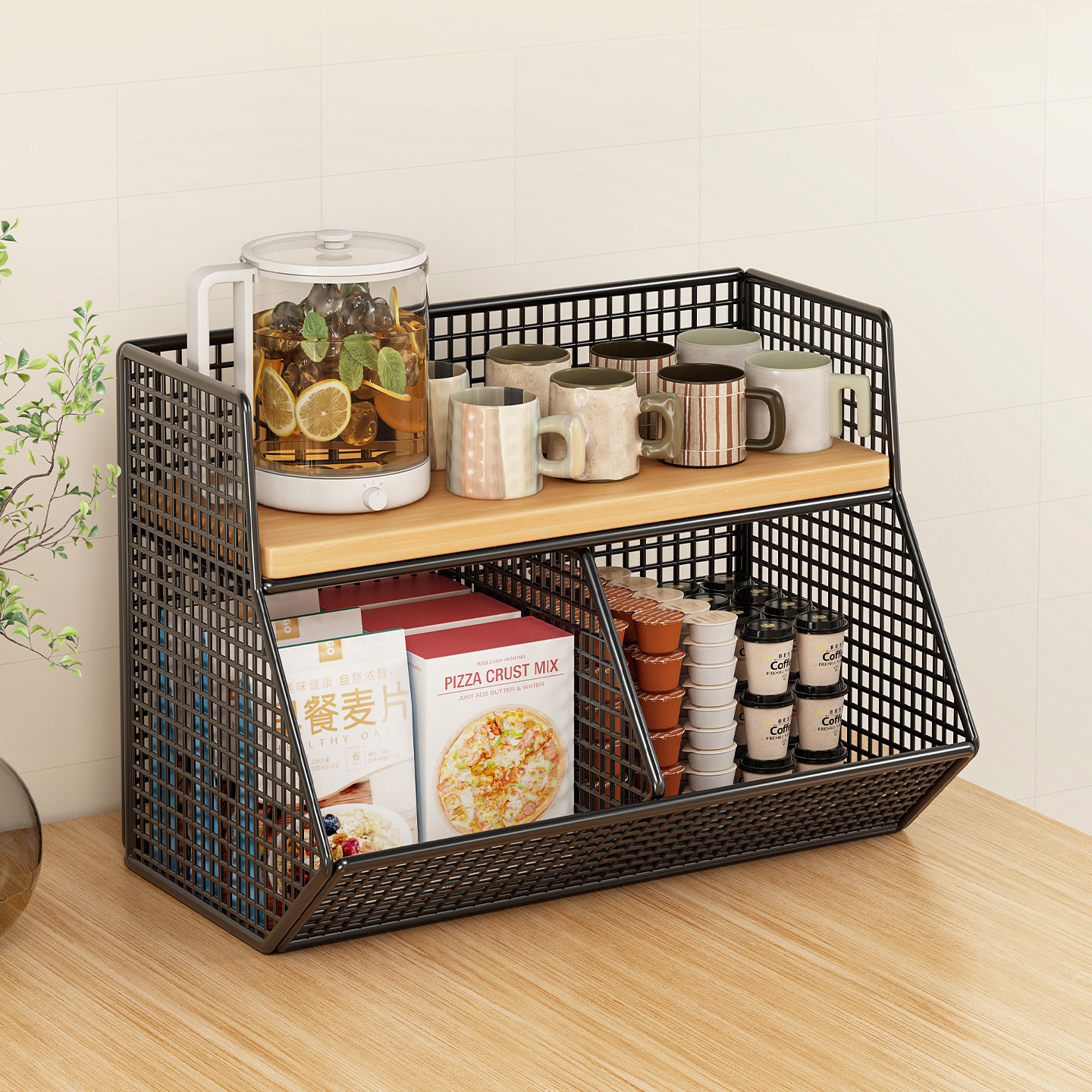 桌面杯架杯子收纳置物架