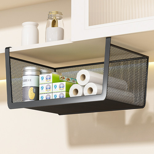 免安装橱柜下挂架厨房置物架